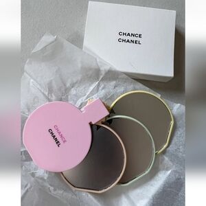 CHANEL CHANCE Beauty Makeup Mini 3 Round Mirror Colorful novelty limited Edition